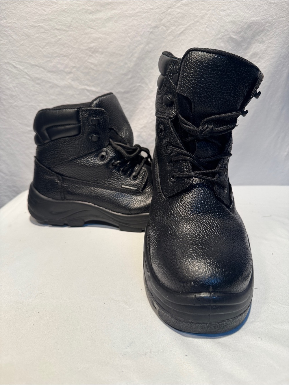 Men's Black Tactical Waterproof Work Boots - Padded Safety Ankle Boot